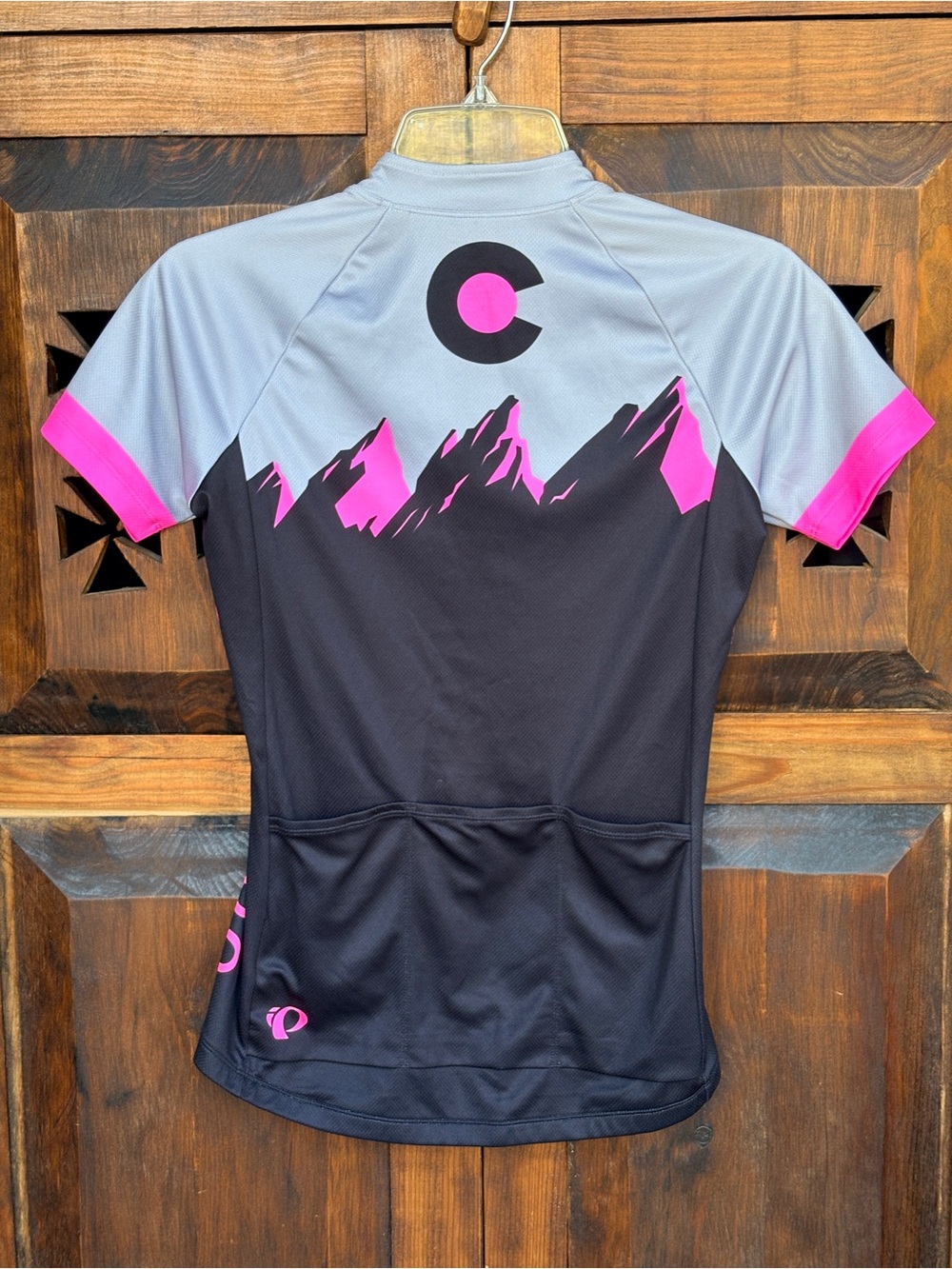 Pearl Izumi Colorado Cycling Jersey - Gray & Pink - Picture 7 of 9